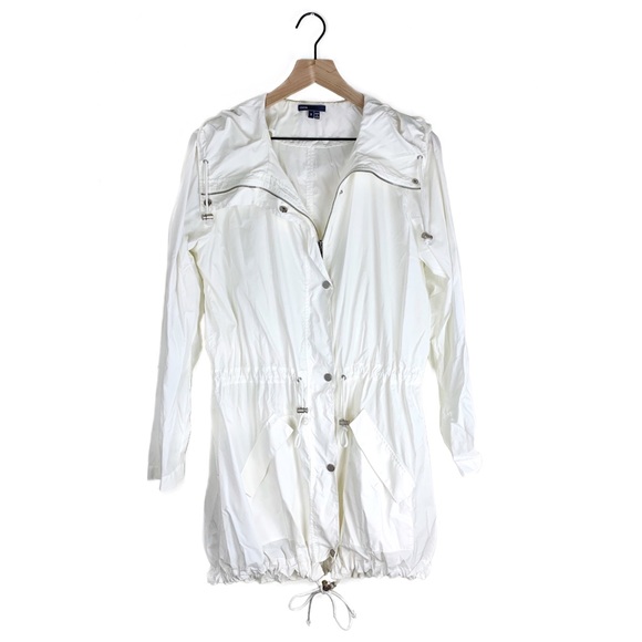 Vince Drawstring Nylon Utility Jacket - Picture 1 of 6